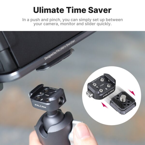 F22 Quick Release Plate SLR Camera Gimbal Stabilizer - Image 2