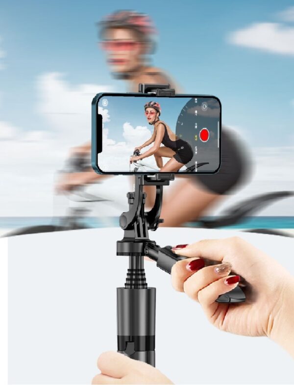 360 Auto Face Tracking Gimbal AI Smart Gimbal Face Tracking Auto Phone 
 For Smartphone Video Vlog Live Stabilizer Tripod - Image 10