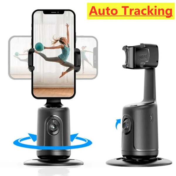 360 Auto Face Tracking Gimbal AI Smart Gimbal Face Tracking Auto Phone 
 For Smartphone Video Vlog Live Stabilizer Tripod