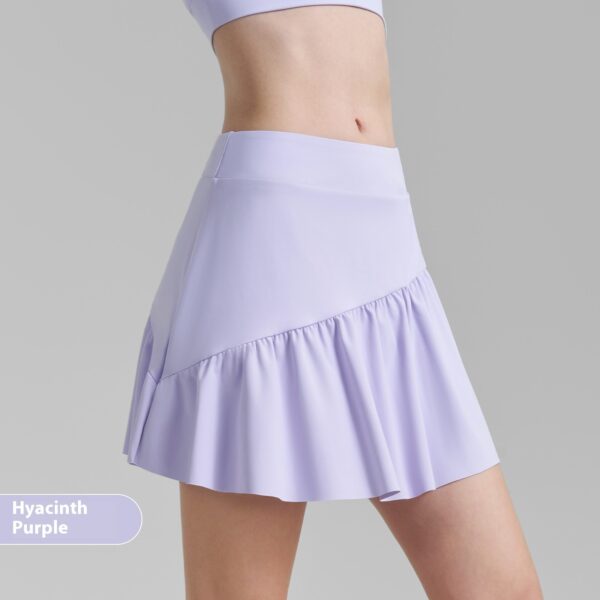 Pleated Fitness Yoga Skirts Sports Tennis Skirt - Image 7