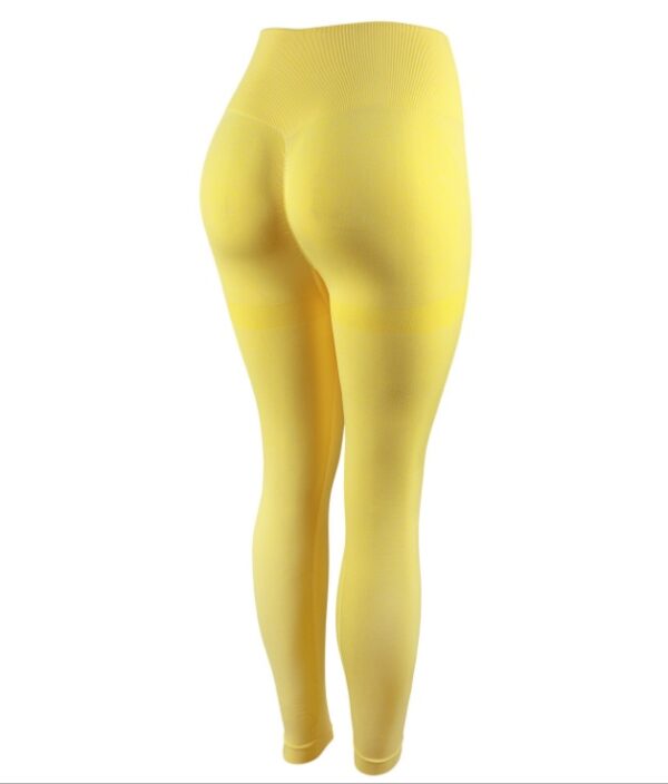 Seamless Knitted Peach Hip Women's Tight Elastic Yoga Pants High Waist Quick-drying Hip Pants - Image 7
