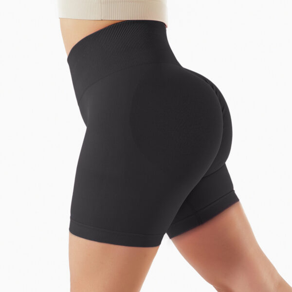 Seamless Yoga Shorts In Europe And The United States With High Hips And Waist - Image 7