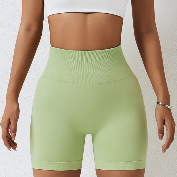 Seamless Yoga Shorts In Europe And The United States With High Hips And Waist - Image 2