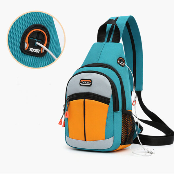 Women Sport Bags Multifunctional Backpack Shoulder Bags With USB Design - Image 9