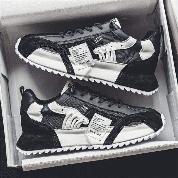 Breathable Casual Versatile Sneaker Men's Work Driving Work Platform Dad Shoes - Image 5