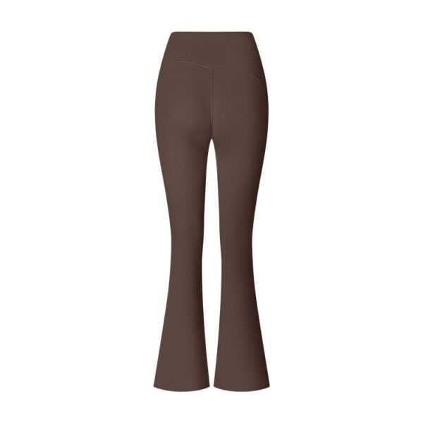 Women's Flared Pants Yoga High Waist Slim Tight Trousers Fitness Sports Clothing - Image 4