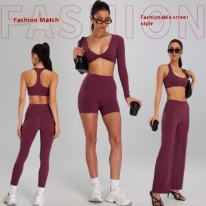 European And American High-intensity Sports Suit Outdoor Running Nude Feel Workout Clothes Slimming High Waist