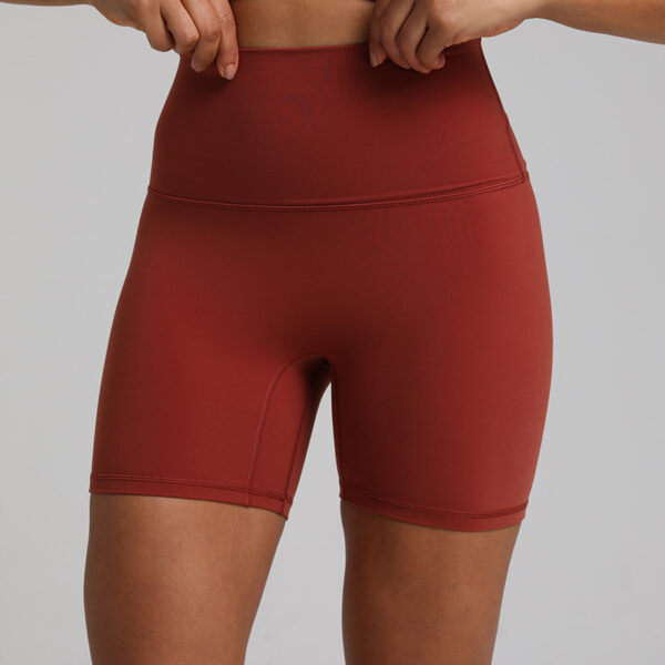 Nude Feel Yoga Quick-drying Breathable Slim Fit Sports Shorts - Image 5