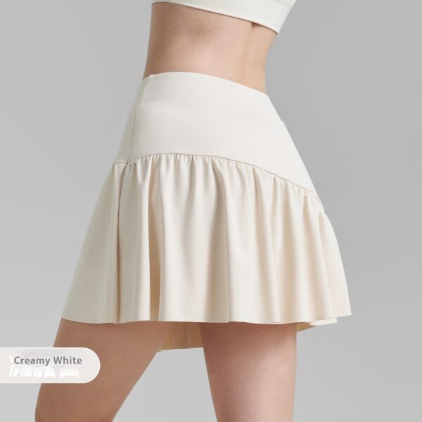 Pleated Fitness Yoga Skirts Sports Tennis Skirt - Image 3