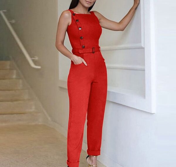 Sleeveless jumpsuit - Image 3