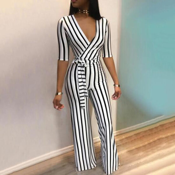 Striped jumpsuit - Image 4