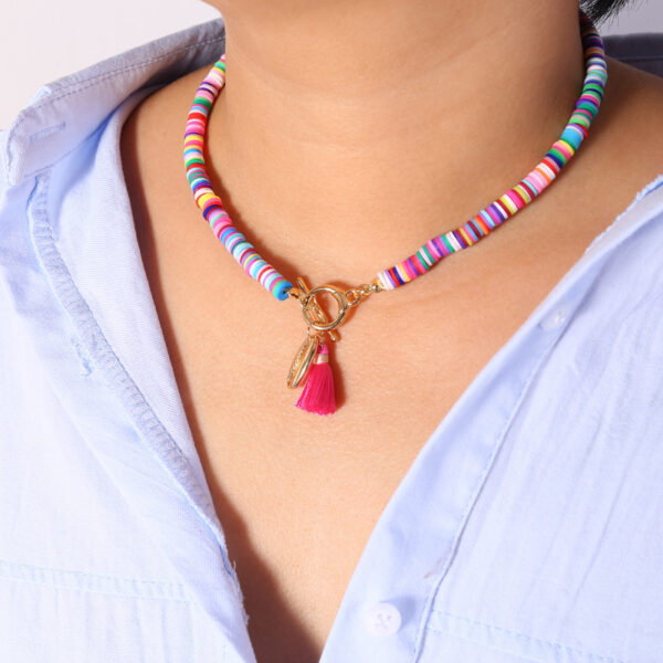 Bohemian Shell Necklace Female Tassel Wild Sweet Necklace - Image 4