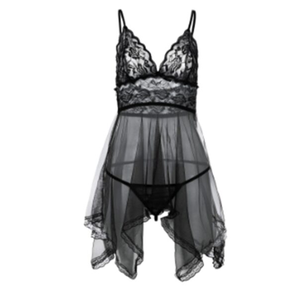 Sexy Lingerie Sexy Lingerie Front Slit Nightdress - Image 10