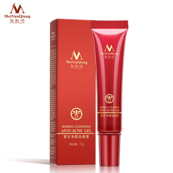 herbal anti acne treatment cream, herbs reinigungsgel face scar removal acne spots skin care oily skin face - Image 4