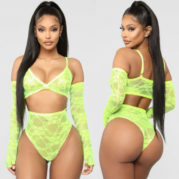 Sexy lingerie lace nightdress - Image 9
