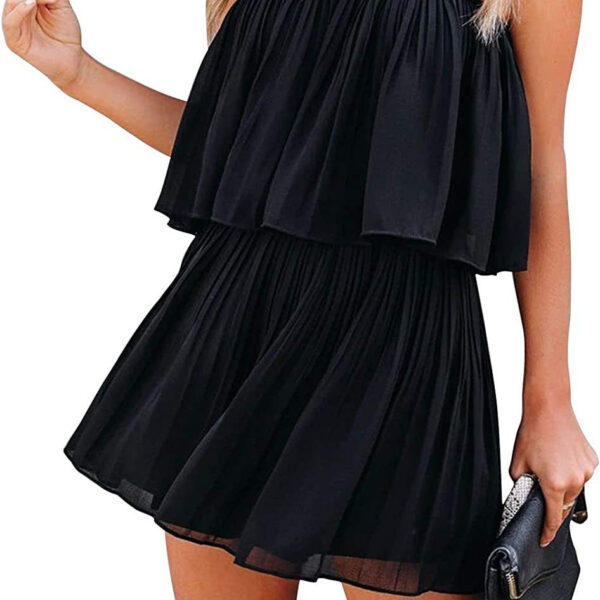 Summer Sleeveless Suspender Jumpsuit Backless Wide Leg Jumpsuit - Image 8