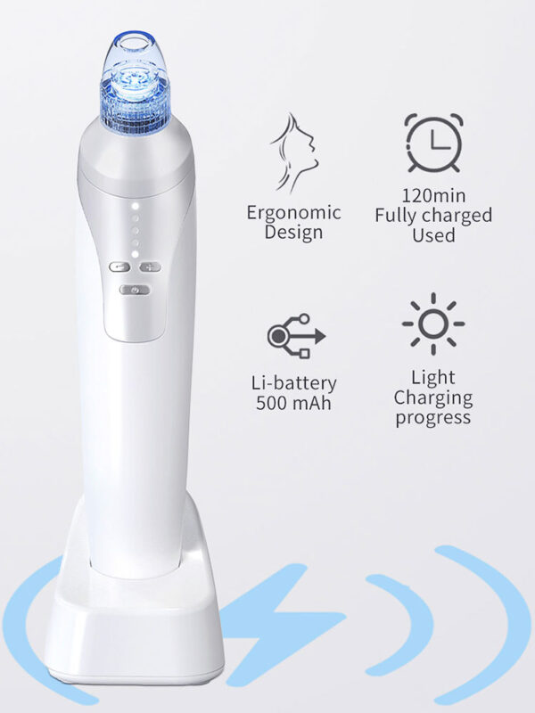 Blackhead Suction Instrument, Electric Blackhead Suction Artifact, Blackhead Removal Instrument, Home Use Beauty Instrument For Sucking Blackheads And Acne - Image 2