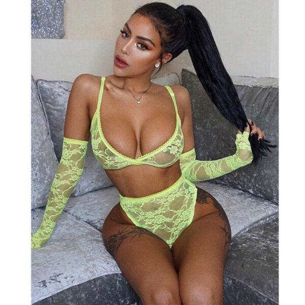 Sexy lingerie lace nightdress - Image 10
