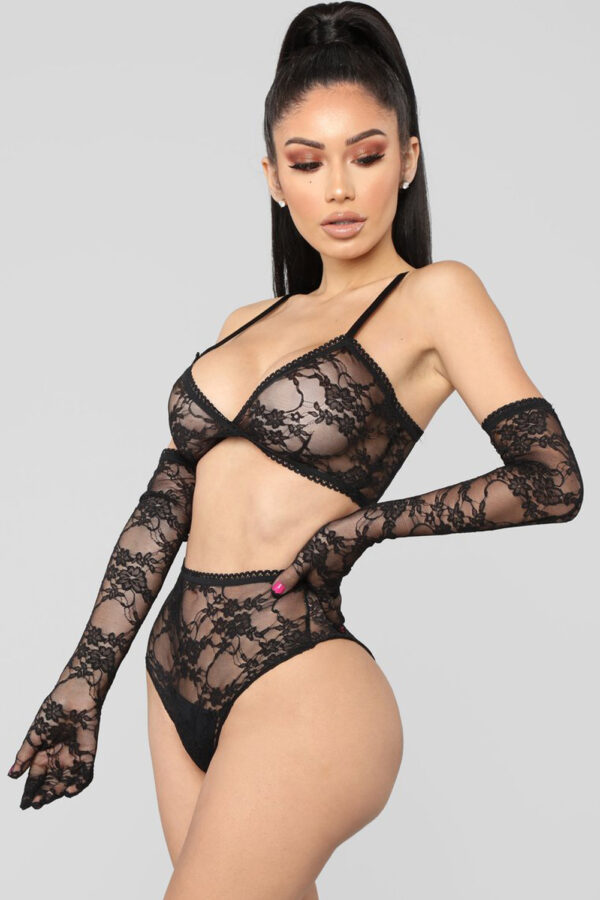 Sexy lingerie lace nightdress - Image 8