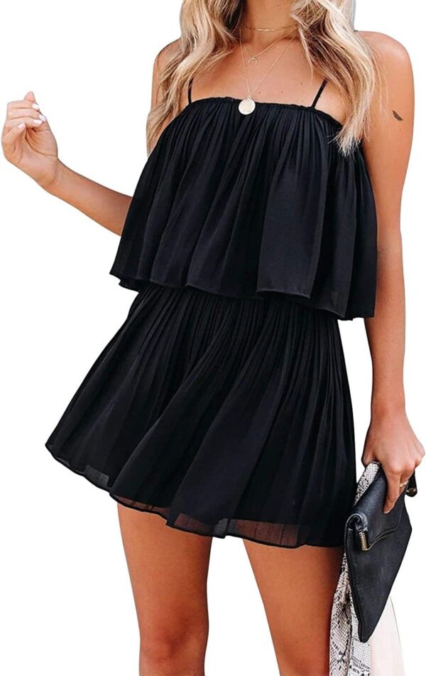 Summer Sleeveless Suspender Jumpsuit Backless Wide Leg Jumpsuit - Image 6