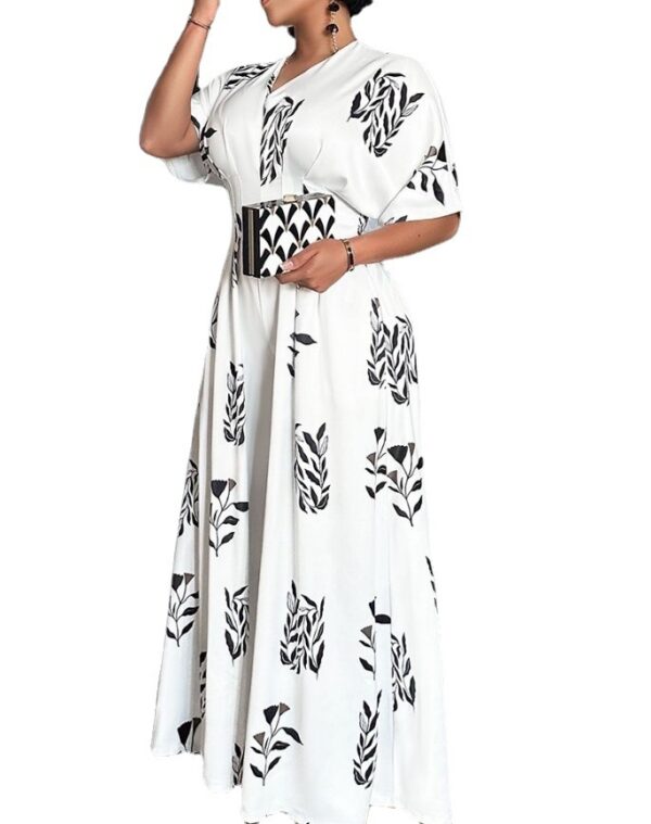 Printed Long Casual Jumpsuit Sexy Fashion Jumpsuit - Image 7