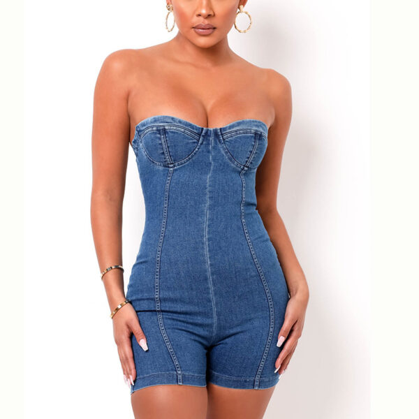 NBack Tube Top Suspender Jumpsuit Jumpsuit - Image 2