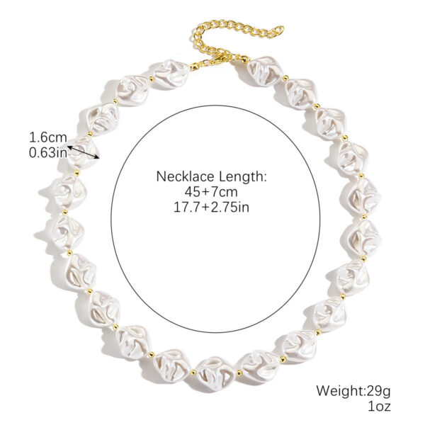 Light Luxury High-grade Long Pearl Sweater Chain - Image 3