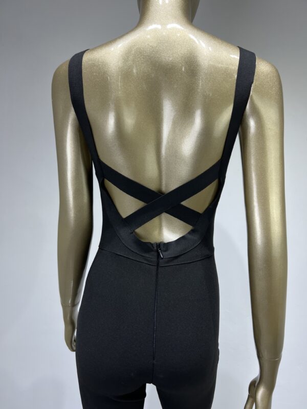 Bandage Jumpsuit Backless High Street Jumpsuit - Image 7