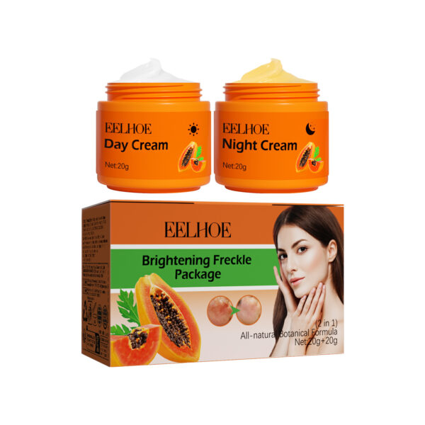 Papaya Brightening Freckles Cream Lightens Freckles And Dark Spots On The Face, Brightens And Moisturizes The Skin, Morning And Evening Cream - Image 2