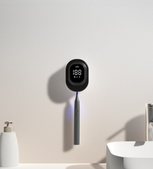 Single Toothbrush Sterilizer Punch-free UV Electric Toothbrush Holder - Image 7