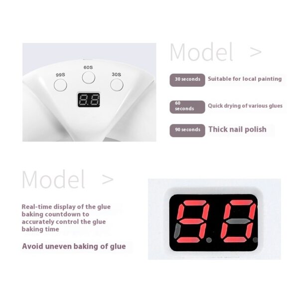 Nail Quick-Drying Crescent U Small Hot Lamp Phototherapy Machine - Image 5