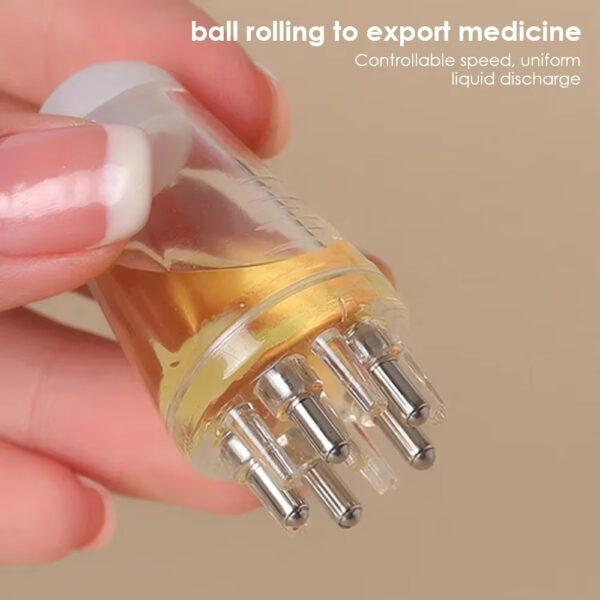 Mini Medicine Guide Comb - Roller Ball Massage Comb - Scalp Medicine Liquid Applicator For Hair Growth And Strong Roots - Image 5