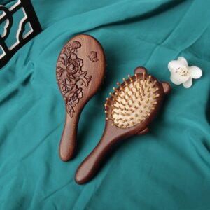 Large Wooden Airbag Massage Comb - For Women Only