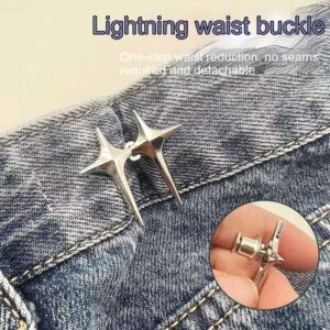 Adjustable Waist And Small Creative Jeans Waist-tight Artifact Button
