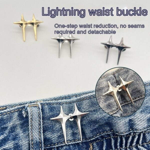 Adjustable Waist And Small Creative Jeans Waist-tight Artifact Button - Image 2