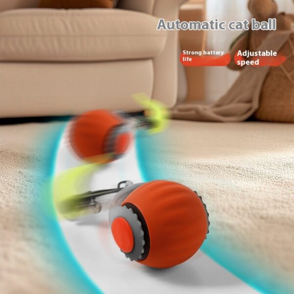 Pet With Gravity Sudden Ball Cat Toy Ball Automatic Funny Cat - Image 6