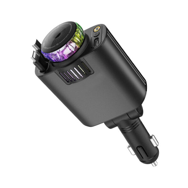 Multifunctional Purple Light Car Phone Charger - Image 5