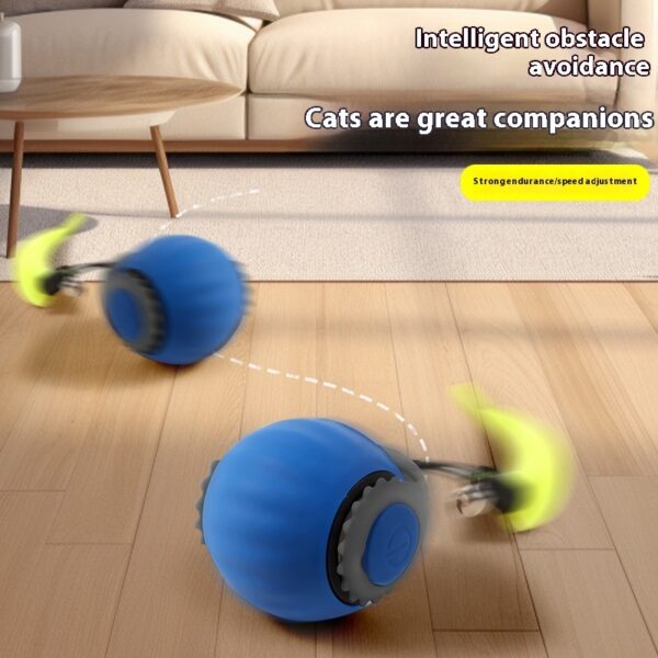 Pet With Gravity Sudden Ball Cat Toy Ball Automatic Funny Cat - Image 8