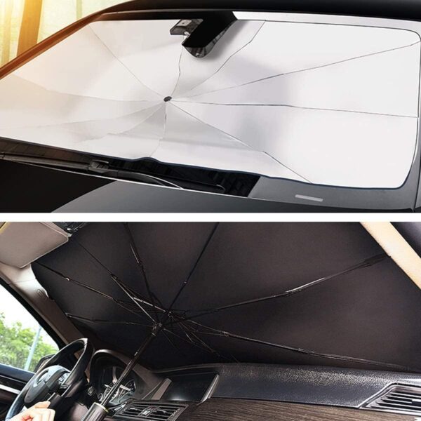 Foldable Reflector Windshields Umbrella Car Windshield Sun Shade UV Rays And Heat Sun Visor Protector - Image 6
