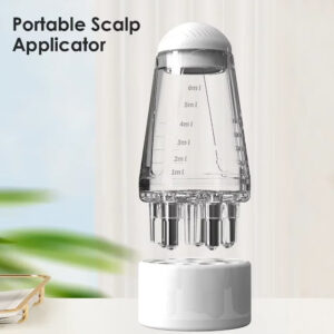 Mini Medicine Guide Comb - Roller Ball Massage Comb - Scalp Medicine Liquid Applicator For Hair Growth And Strong Roots