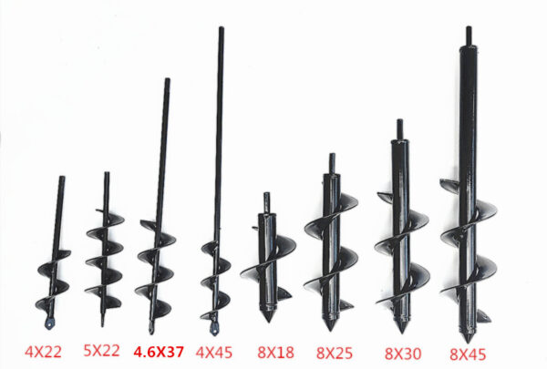 Ground Drilling Machine Drill Bit Spiral Tree Planting Earth Boring Machine Screw Rod Garden Vegetable Planting Pine Soil Drill Bit Flower Planting Drill Drill Head - Image 4