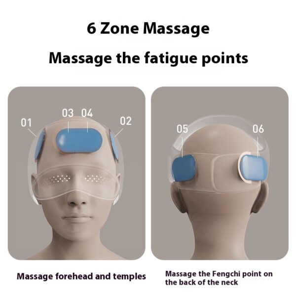Head And Eye Integrated Massage Instrument Airbag Package Sleep Aid Home - Image 3
