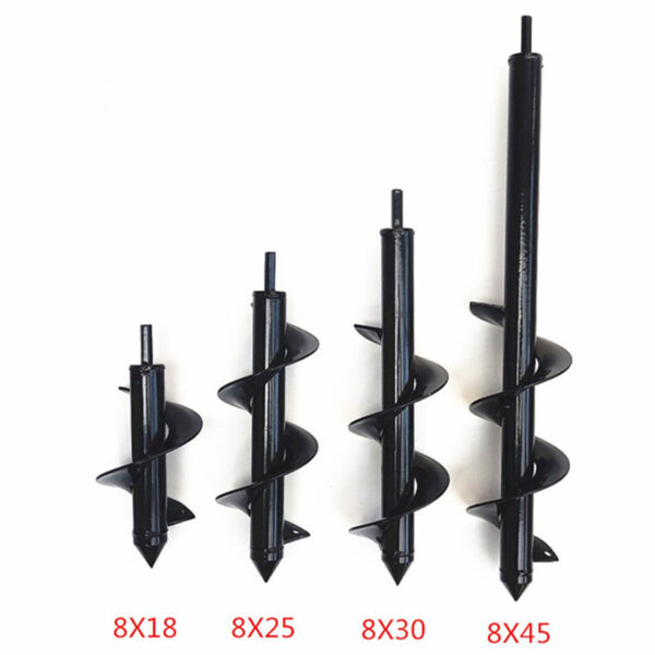 Ground Drilling Machine Drill Bit Spiral Tree Planting Earth Boring Machine Screw Rod Garden Vegetable Planting Pine Soil Drill Bit Flower Planting Drill Drill Head - Image 2