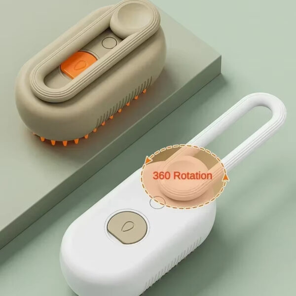 Steam Pet Brush 3-in-1 Massage Dog Steamy Brush Spray Beauty Tangled And Loose Hair Removal Cats Grooming Comb Dogs - Image 8