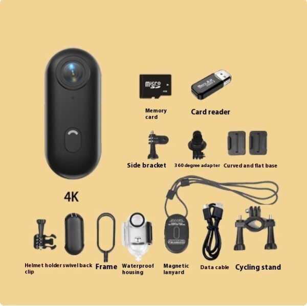 Thumb Sports Camera Outdoor Sports Camera In Helmet Motorcycle Bike Sport Mini Filming Bicycle Action 4K Professional Body Cam And Video Cameras - Image 8